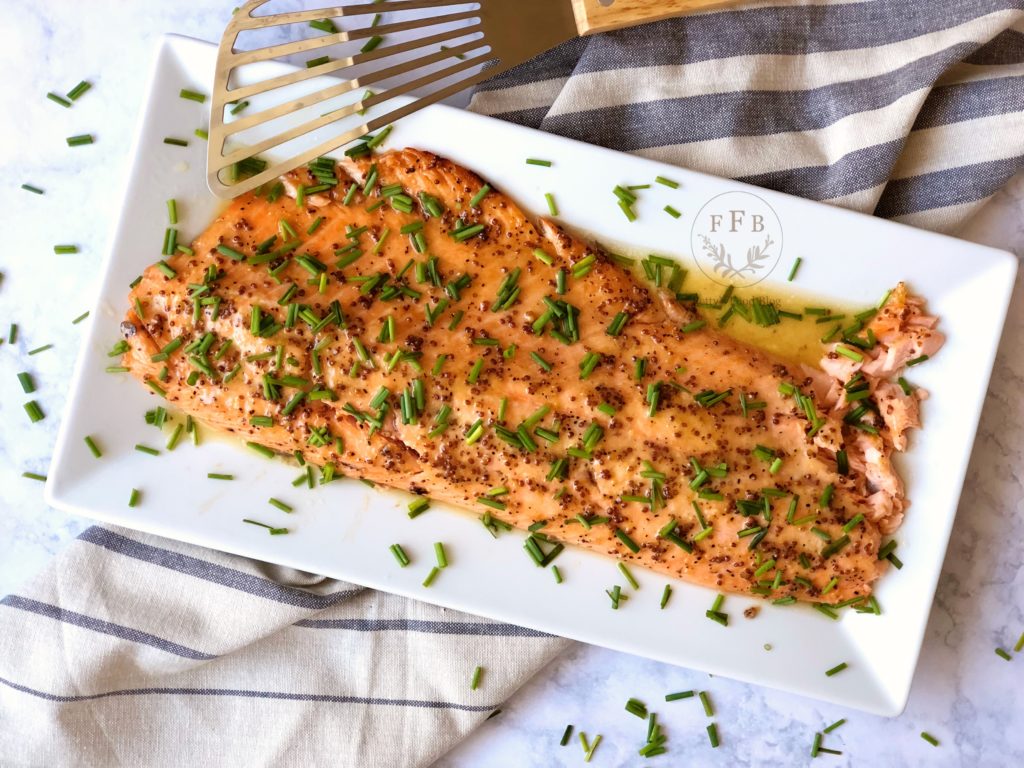 Mustard Glazed Salmon - Fetty's Food Blog