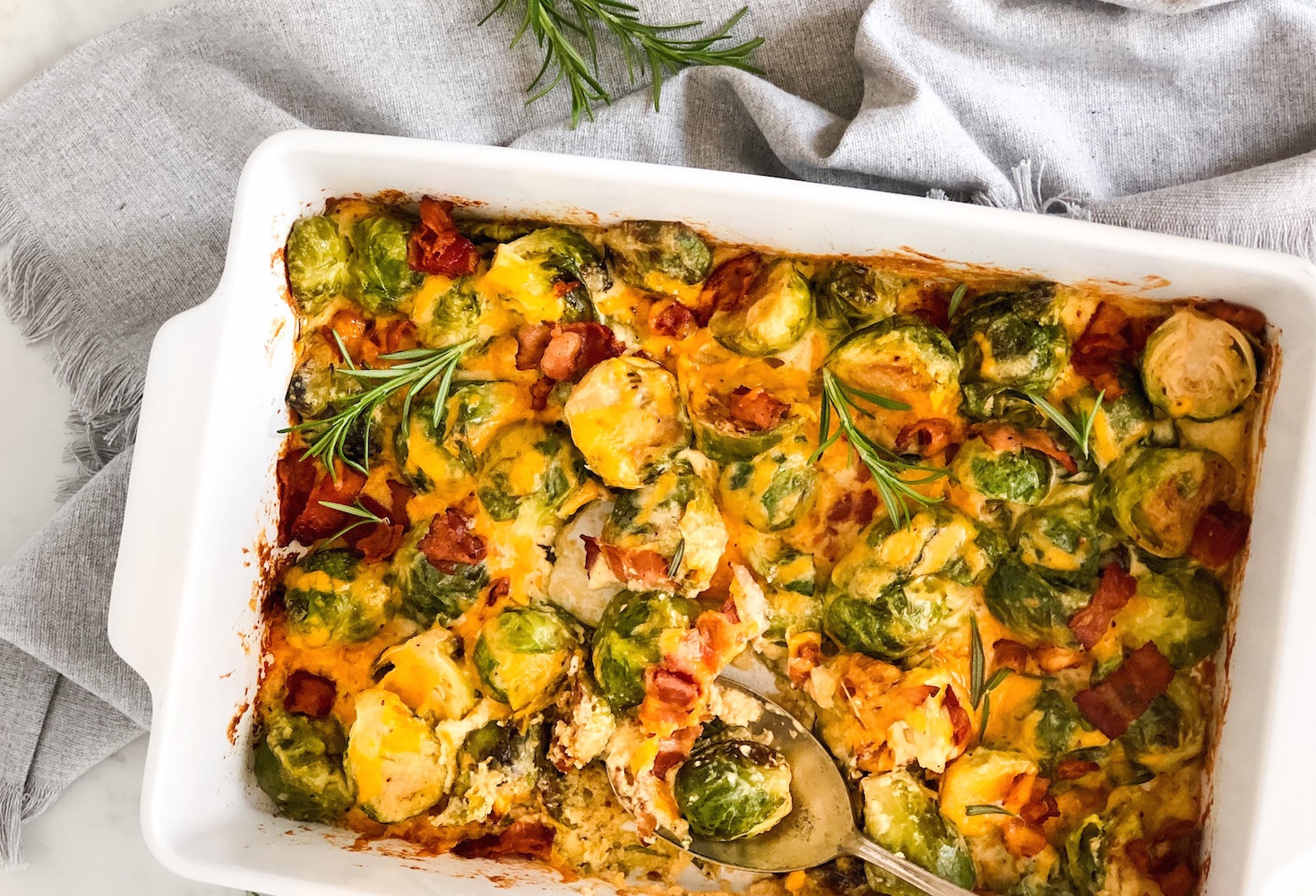 Brussels Sprouts Gratin - Fetty's Food Blog