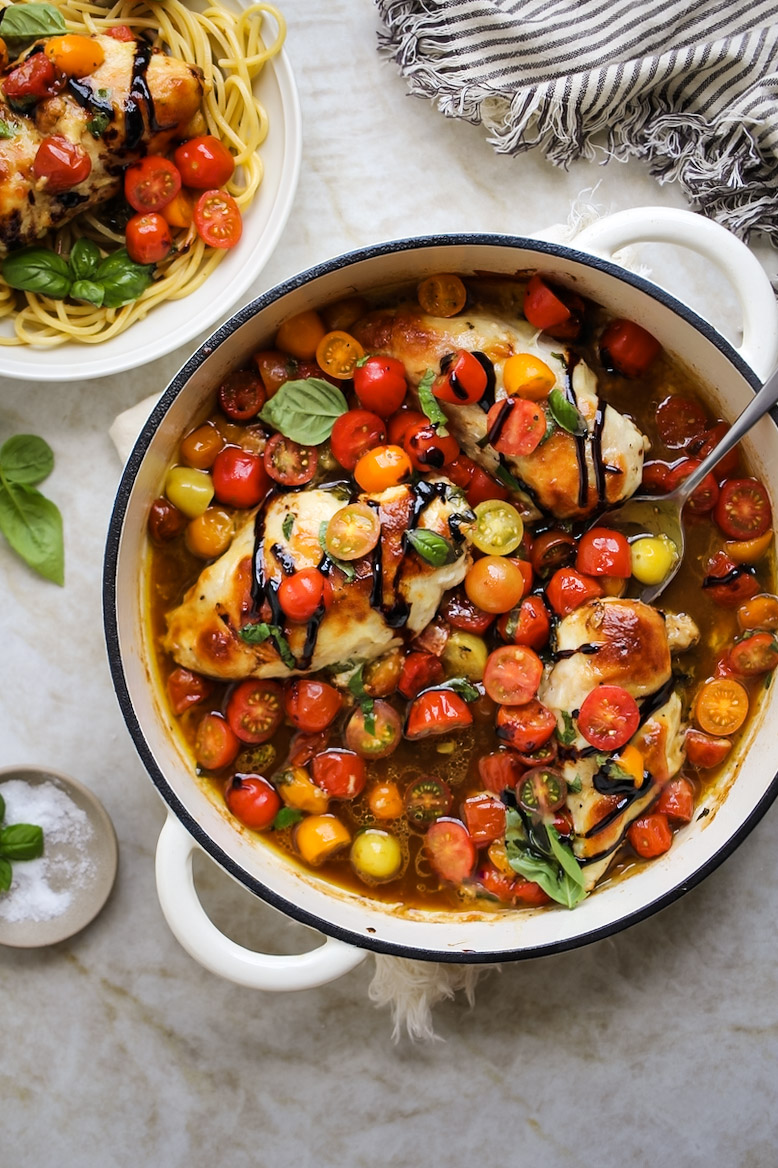 Bruschetta Chicken Bake - Fetty's Food Blog