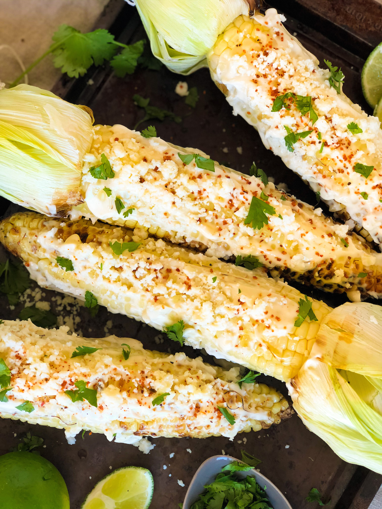 Grilled Mexican Street Corn (Elote) - Once Upon a Chef