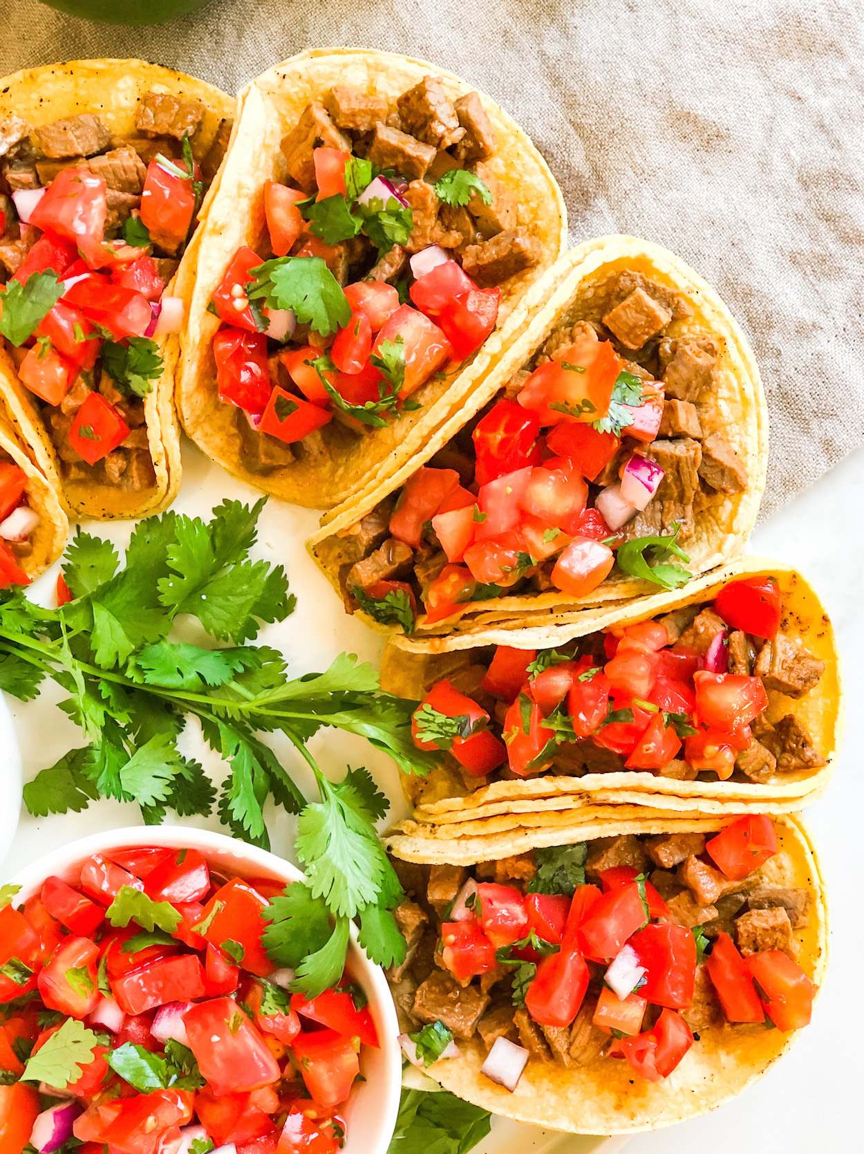 Mexican Carne Asada Street Tacos - Fetty's Food Blog